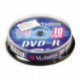 Носители информации Verbatim DVD-R 4,7Gb 16х Cake 10 штук