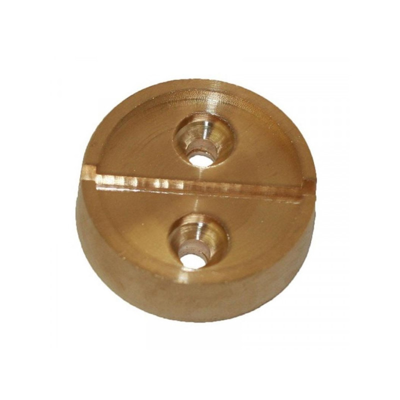 Плашка металлическая на 1 печать диаметр 29 мм 2 штук в упаковке латунь