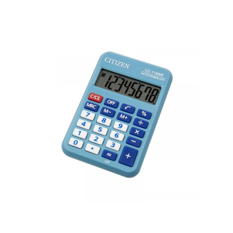 Калькулятор карманный Citizen LC110NRBL 8-разрядный синий