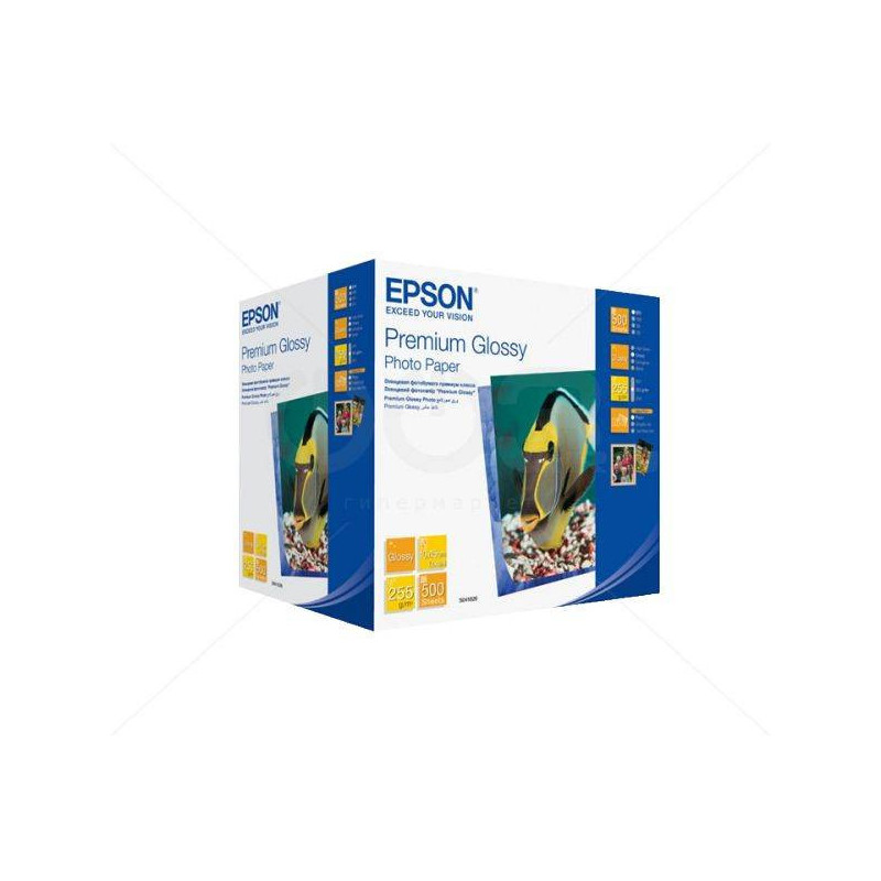 Фотобумага Epson Premium Glossy Photo Paper глянцевая A5 100 150 Mm