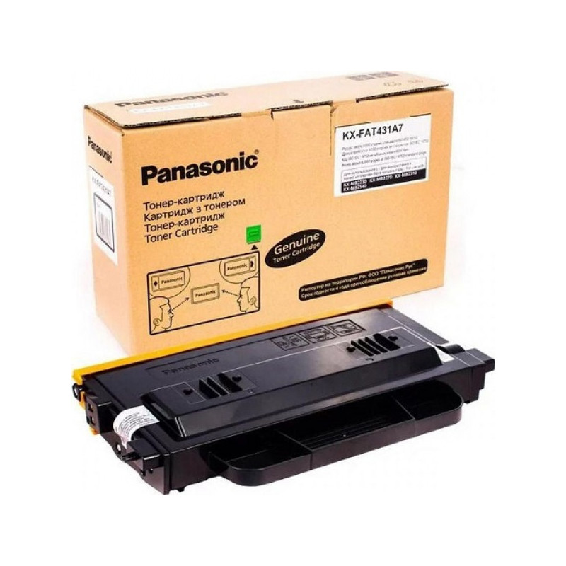 Тонер Картридж Panasonic KX-FAT431A7D черный x2уп. для Panasonic KX-MB2230/2270/2510/2540