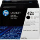 Картридж лазерный HP 42X Q5942XD черный оригинальный 2 штуки