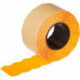 Этикет-лента 26х12 мм оранжевая волна 1000 штук/рулон 10 рулонов/упаковка