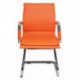 Кресло на полозьях Бюрократ CH-993-Low-V/orange оранжевый искусственная кожа