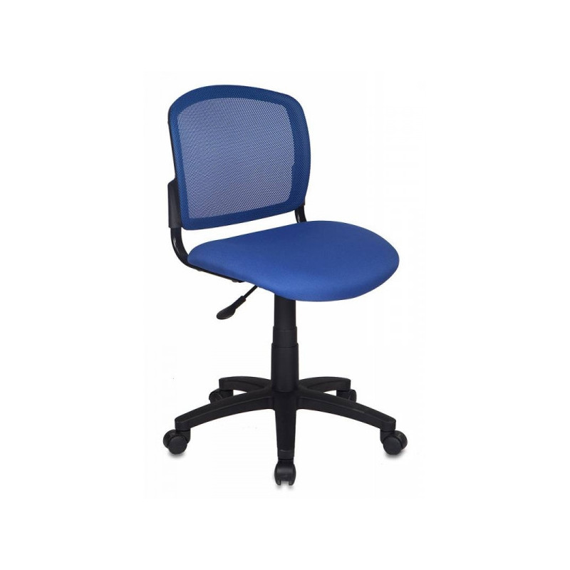Кресло Бюрократ CH-296/BL/15-10 спинка сетка синий сиденье темно-синий 15-10