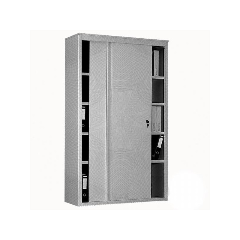 Металлический шкаф-купе для бумаг AL2012 1200х450х2000 мм