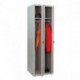 Шкаф металлический для одежды ПРАКТИК "LE-21C" (в сборе), двухсекционный, 1830х575х500 мм