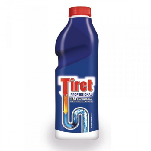 Средство для прочистки труб Tiret гель 1 литр