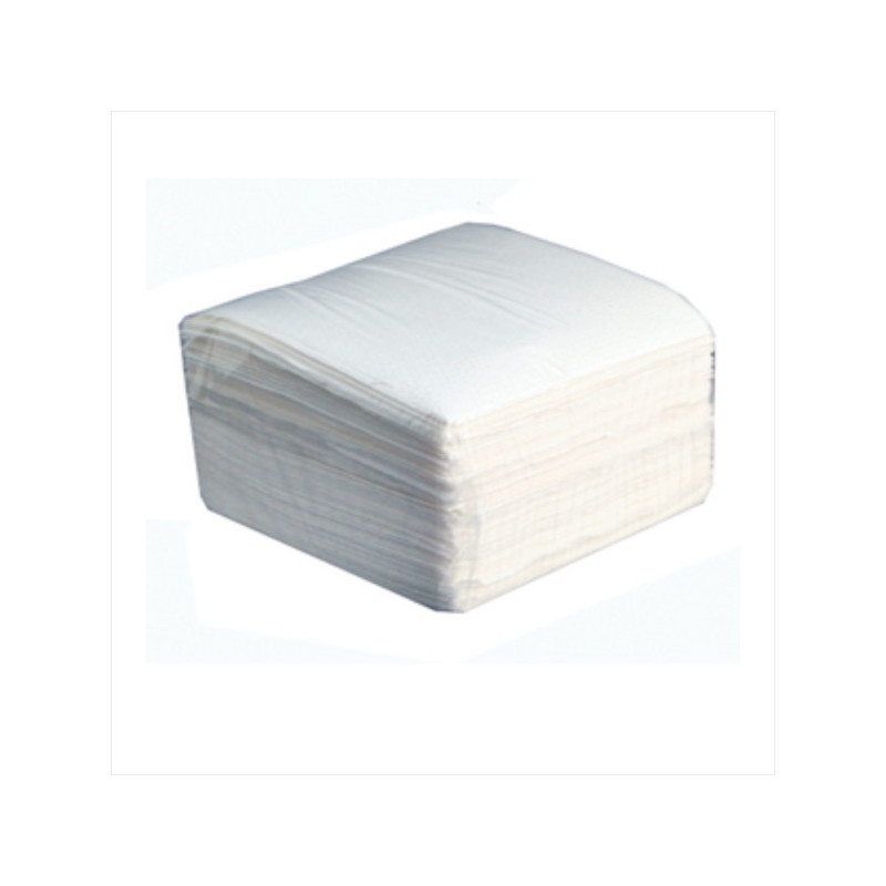 Салфетки белые бумажные 1-слойные 50 шт/уп