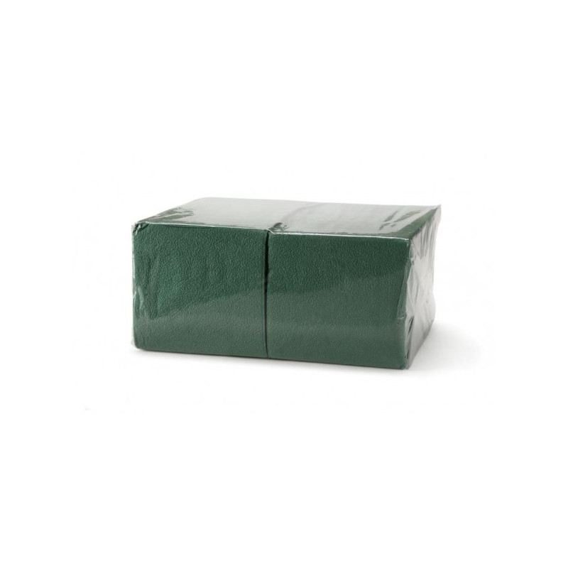 Салфетки зеленые бумажные 1-слойные 400 шт/уп