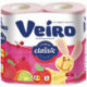 Бумага туалетная Veiro Classic 2-слойная розовая 4 рулона в упаковке