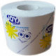 Бумага туалетная 1-слойная Joy Land белая 54м на втулке с перфорацией и тиснением, вторичное волокно