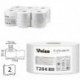 Туалетная бумага Veiro Professional Comfort рулонная белая 2-слойная в средних рулонах 170 м 12 рул/уп