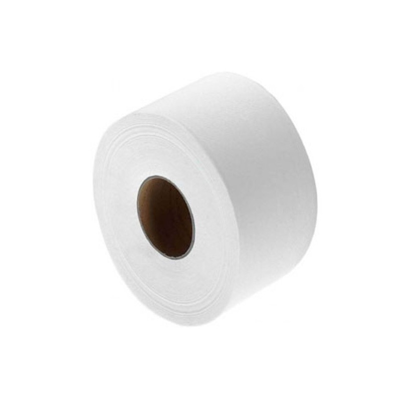 Туалетная бумага 1-слойная, 16см, 200м/рул, белая, d втулки 60 мм, целлюлоза, Терес Эконом maxi, 12 рул/упак, мини-рулоны