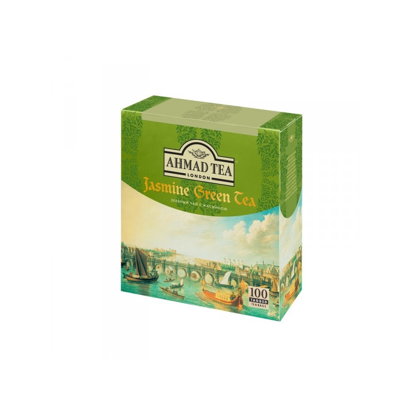 Чай Ahmad Green Jasmine Tea зеленый 100 пакетиков