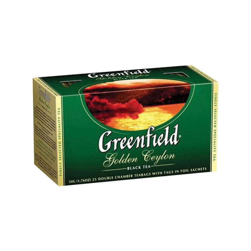 Чай Greenfield Golden Ceylon черный 25 пакетиков