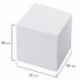 Блок для записей 9х9х9, BRAUBERG, белый, 80 г/м2,белизна 95-98%, непроклеенный, куб