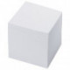 Блок для записей 9х9х9, BRAUBERG, белый, 80 г/м2,белизна 95-98%, непроклеенный, куб