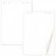 Блок бумаги для флипчартов BRAUBERG, комплект 5 шт., 20 л., чистые, 67,5х98 см, 80 г/м2, 124098