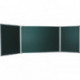 Доска магнитно-меловая BOARDSYS 100х150/300см трехэлементная зеленая