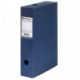 Короб архивный BRAUBERG "Energy", пластик, 70мм  (на 600 л.), разборный, синий, 231539