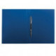 Папка с пружинным скоросшивателем BRAUBERG стандарт, синяя, до 100 листов, 0,6 мм, 221633