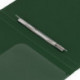 Папка с пружинным скоросшивателем и внутренним карманом BRAUBERG "Диагональ", темно-зеленая, до 100 листов, 0,6 мм, 221354