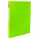 Папка с пружинным скоросшивателем и внутренним карманом BRAUBERG "Neon", 16 мм, зеленая, до 100 листов, 0,7 мм, 227464