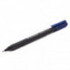 Ручка капиллярная BRAUBERG "Carbon", металлический наконечник, трехгранная, 0,4 мм, синяя, FL100