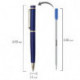 Ручка бизнес-класса шариковая BRAUBERG "Perfect Blue", корпус синий, узел 1 мм, линия письма 0,7 мм, синяя, 141415