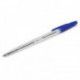 Ручка шариковая BRAUBERG "Line" корпус прозрачный узел 1 мм линия письма 0,5 мм синяя 141097