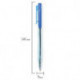 Ручка шариковая масляная автоматическая BRAUBERG "Click Blue" тонированный корпус узел 1 мм линия 0,7 мм синяя 142712