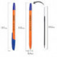 Ручка шариковая BRAUBERG "X-333 Orange", корпус оранжевый, узел 0,7 мм, линия 0,35 мм, синяя, 142409