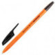 Ручка шариковая BRAUBERG X-333 Orange, корпус оранжевый, узел 0.7 мм, линия 0.35 мм, черная