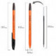 Ручка шариковая BRAUBERG X-333 Orange, корпус оранжевый, узел 0.7 мм, линия 0.35 мм, черная