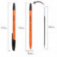 Ручка шариковая BRAUBERG X-333 Orange, корпус оранжевый, узел 0.7 мм, линия 0.35 мм, черная
