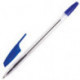 Ручка шариковая синяя, 0,35 мм, 0,7 мм, корпус прозрачный, BRAUBERG X-333