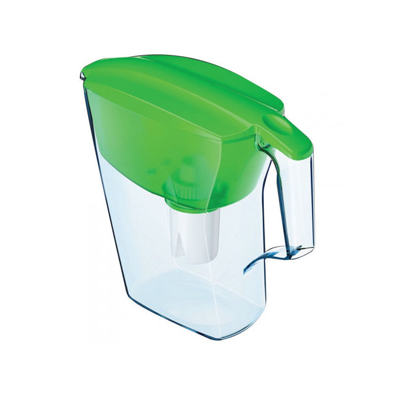 Кувшин-фильтр для очистки воды АКВАФОР "Лайн", 2,8 л, со сменной кассетой, зеленый, И3596