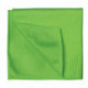 Салфетка для стекол и зеркал, гладкая микрофибра, 30х30 см, зеленая, ЛАЙМА, 603933