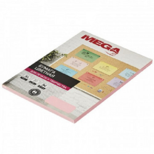 Бумага цветная Promega jet (розовая пастель) 80гр, А4, 50 листов