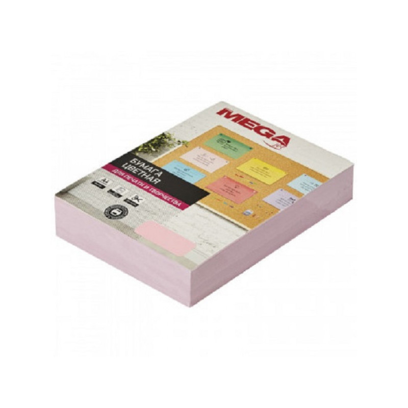 Бумага цветная Promega jet (розовая пастель) 80г, А4, 500 листов