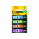 Закладки клейкие Post-it пластиковые 4 цвета по 35 листов 11.9х43.1 мм в диспенсерах
