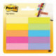 Закладки клейкие Post-it бумажные 10 цветов по 50 листов 12.7х44.5 мм