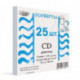 Конверты для CD белые 125х125 мм окно 25 штук в упаковке