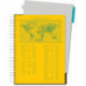 Бизнес-тетрадь SMARTBOOK А4 120 листов клетка спираль микроперфорация разделитель карман серебристо-бирюзовый