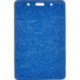 Бейджик вертикальный ProMega Office мягкий синий для карточек 74x105 мм
