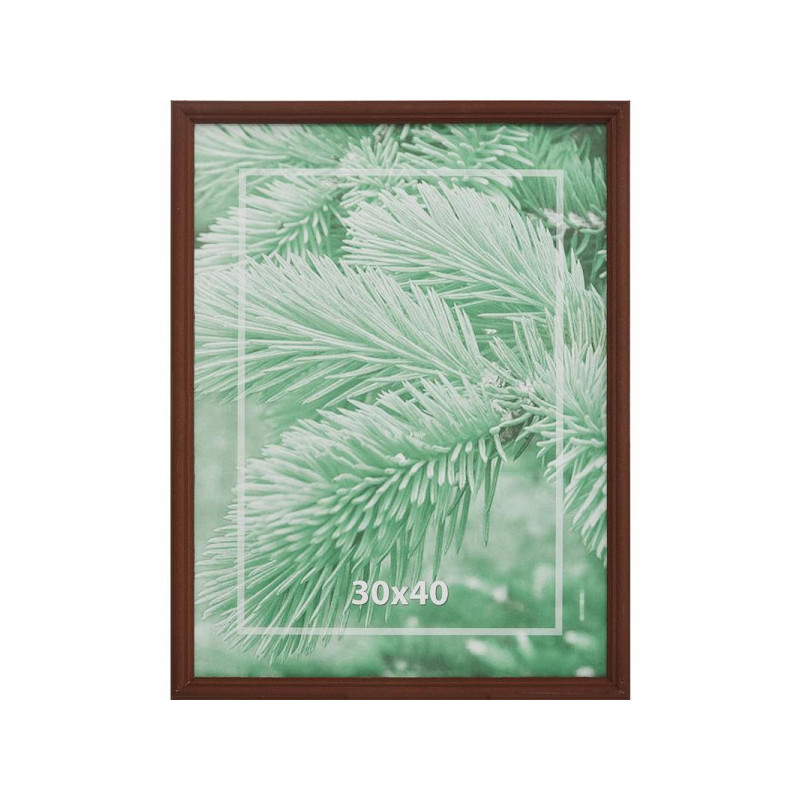 Рамка для фотографий деревянная 30х40 см коричневая