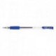 Ручка гелевая Attache Town синяя с толщиной линии 0,5 мм с резиновой манжеткой