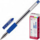 Ручка гелевая Attache Town синяя с толщиной линии 0,5 мм с резиновой манжеткой