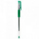 Ручка гелевая Attache Town зеленая с резиновой манжеткой толщина линии 0,5 мм
